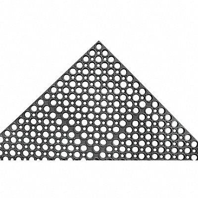 NOTRAX T13S0035BL Interlock Drainage Mat Black 3 ft.x5 ft.