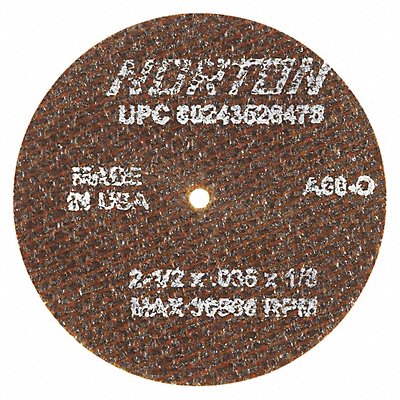 NORTON 66243528476 Cut Off Wheel 1/8 Connect. OBNA2