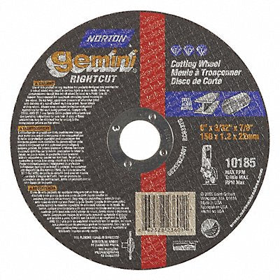 NORTON 66252823601 Cut Off Wheel 7/8 Connect. Gemini RightCut