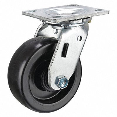 GRAINGER P21SPB060R14H7 Standard Plate Castor Swivel 650 lb.