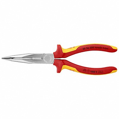 KNIPEX 2626200 Bent Long Nose Plier 8 L Serrated