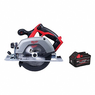 MILWAUKEE 26302048111861 M18 Circular Saw + M18 FORGE 6.0 Battery