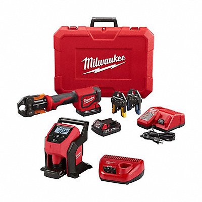 MILWAUKEE 267422P247521XC M18 Press Tool Kit + M12 Inflator kit