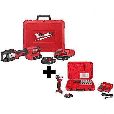 MILWAUKEE 2679222935CU21S M18 600 MCM Crimper Kit + Cable Stripper