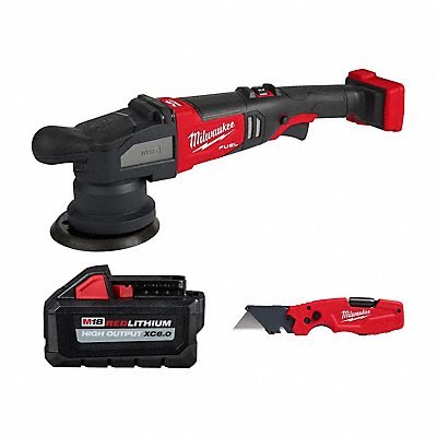 MILWAUKEE 2.68420481118654E+21 M18 Polisher + M18 XC6.0 Battery + Knife