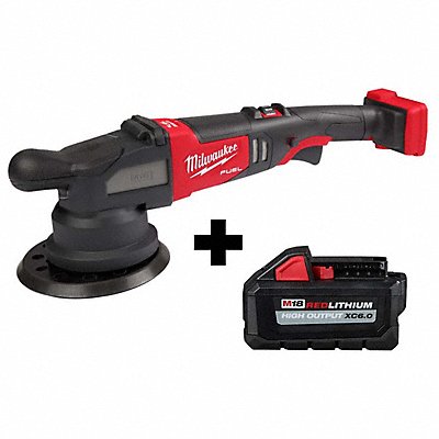MILWAUKEE 26852000000000 Orbital Polisher L 17 7/25 in 5.61 lb