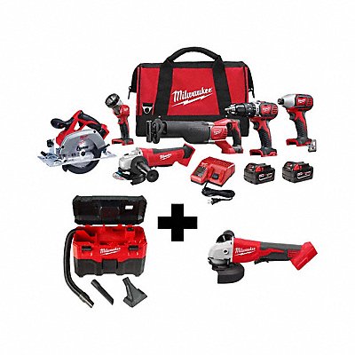 MILWAUKEE 269626088020268000 M186-tool Kit M18 Vac M18 Grinder