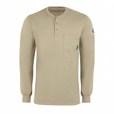 VF IMAGEWEAR SEL2KHRG3XL Ls Fr Interlock Henley Khaki 6.25 Oz