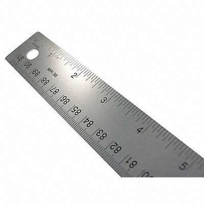 WESTCOTT MR36 Ruler Metal 1st Inch 32nds - Rest 16ths
