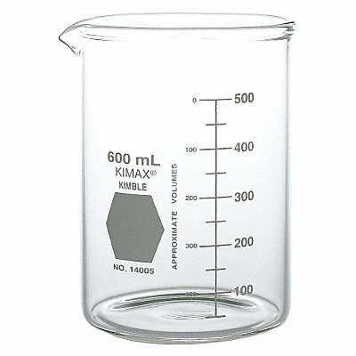 KIMBLE 140051000 Beaker 1 L 152 mm H 107 mm Dia PK24