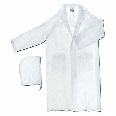 MCR SAFETY O72CX4 Squall .20Mm Single Ply Pvc 49 Coat 4XL