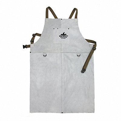 MCR SAFETY 38136MW Leather Welding Bib Apron 24X 36