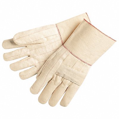MCR SAFETY 9124G Heat Resistant Gloves L Beige PR