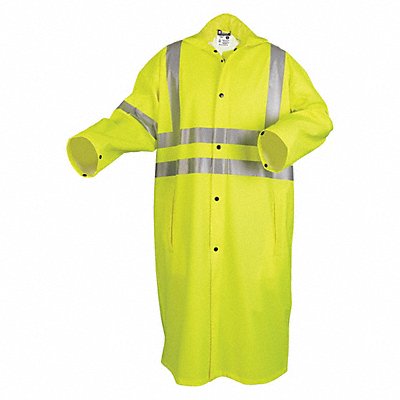 MCR SAFETY 518CL 0.40mm Stretch Pu Cotton Poly 49 Coat L