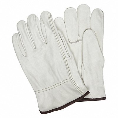 MCR SAFETY 3203M J3512 Leather Gloves Beige M PK12