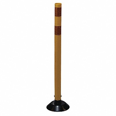 GRAINGER 0436YYG G6577 Delineator Post Yellow HDPE 36 H