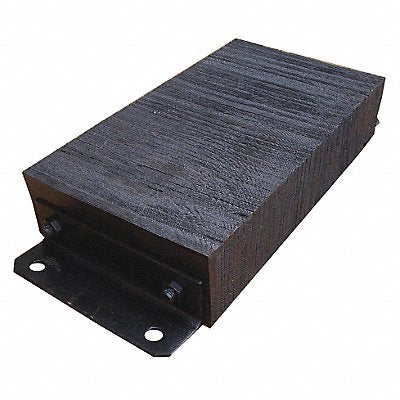 GRAINGER 26W576 Dock Bumper 12x4-1/2x26 in Rubber