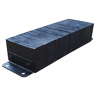 GRAINGER 26W582 Dock Bumper 10x6x32 in Rubber