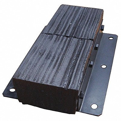 GRAINGER 26W591 Dock Bumper 20x4-1/2x13 in Rubber