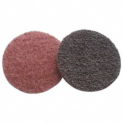 GRAINGER 78072775348 J6885 Hook & Loop Surface Conditioning Disc 4 in Dia