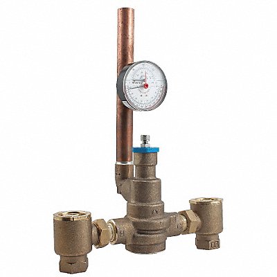 POWERS LFSH1432WTPGAUGE Mixing Valve Lead Free Brass 125 psi