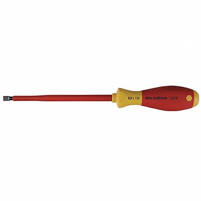 WIHA 32023 Insltd Slotted Screwdriver 3/16 in
