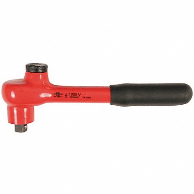 WIHA 12853 Hand Ratchet 260 mm Insulated 1/2 in