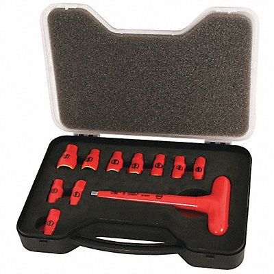 WIHA 31395 Socket Wrench St Chrome 6Pt 5 - 14 mm