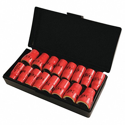 WIHA 31491 Socket Set Chrome 9-15 mm 12Pt