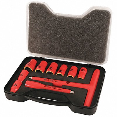 WIHA 31595 Socket Wrench St Chrome 6Pt 8 - 19 mm