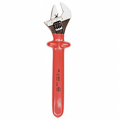 WIHA 76212 Adjustable Wrench Insulated Rubber Natural 12