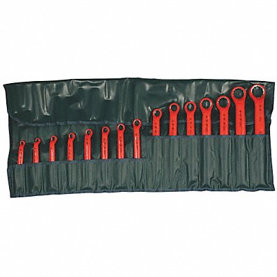 WIHA 21094 Box End Wrench Set Chrome Offset SAE