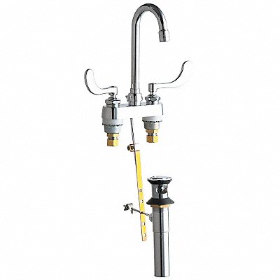 CHICAGO FAUCETS 894317ABCP Gooseneck Chrome Chicago Faucets 894