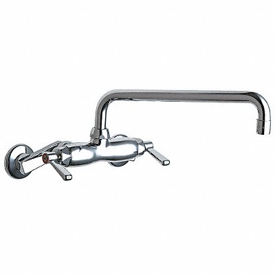 CHICAGO FAUCETS 445L12ABCP Low Arc Chrome Chicago Faucets 445