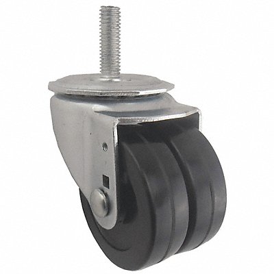 GRAINGER 26Y502 Low-Profile Easy-Turn Thread Stem Castor