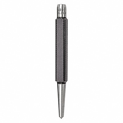 STARRETT 264F Centre Punch Steel 4-1/2 L 3/16 dia.