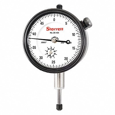 STARRETT 25431J Dial Indicator AGD 2 Range 0 to 0.500