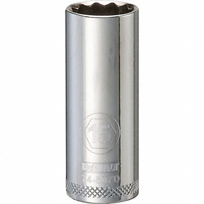 DEWALT DWMT74507OSP Deep Socket 12 Pt 3/8in 15 mm
