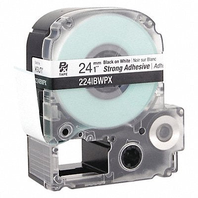 LABELWORKS PX 224IBWPX Black Ink/White Tape Strng Adhesive 1 W