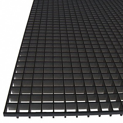 AMERICAN LOUVER TC242448BK5PK Eggcrate Black Plastic PK5