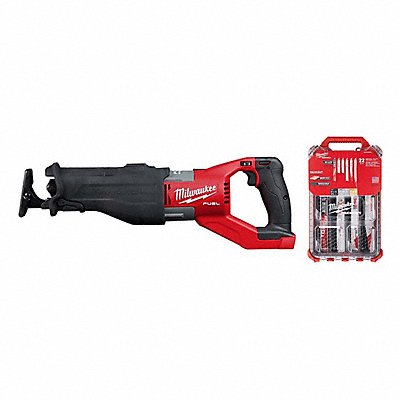 MILWAUKEE 27222049225640 M18 Recip Saw + 22PC SAWZALL Blade Kit