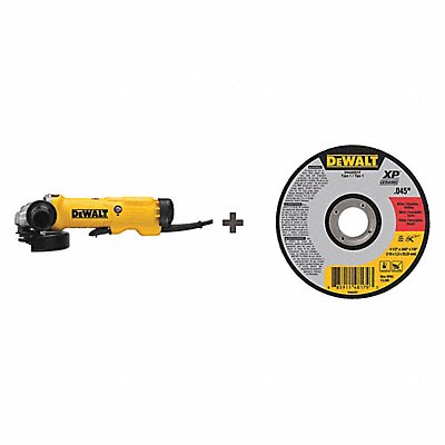 DEWALT DWE43144NDWA8951F Angle Grinder Bare Tool 9000 Load RPM