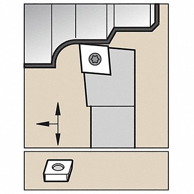 WIDIA SCLCL062 Indexable Toolholder SCLC