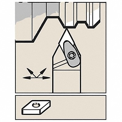 WIDIA DDPNN164DKC3 Indexable Toolholder DDPN