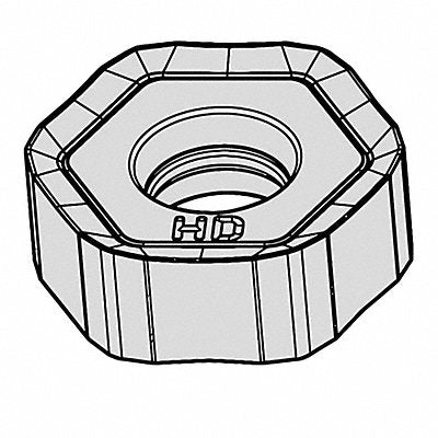 WIDIA HNPJ0704ANSNHD Hex Milling Insert 6.80mm Carbide