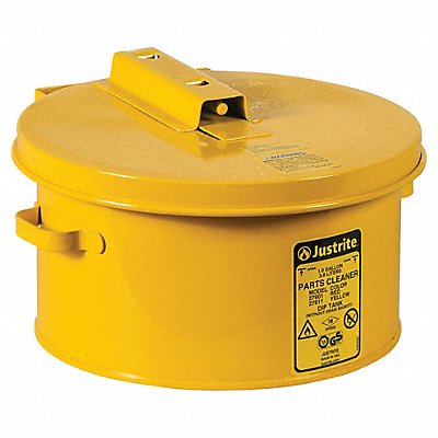 JUSTRITE 27611 Dip Tank Steel 5-1/2 H 1 gal Cap.