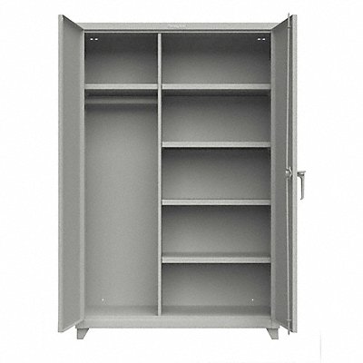 STRONG HOLD 46W244L Storage Cabinet 75 x48 x24 Grey 4Shlv