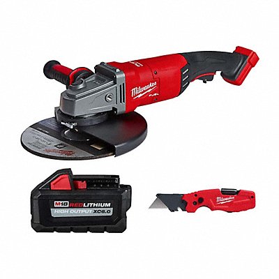 MILWAUKEE 2.78520481118654E+21 M18 Angle Grinder +XC6.0 Battery + Knife