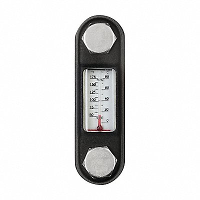 KIPP K0444207610 Vented Oil Gauges 107 mm H Steel Metric