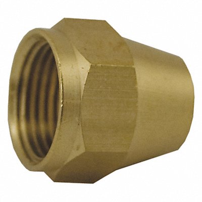 JONES STEPHENS F40004 Brass Short Flare Nut 3/8